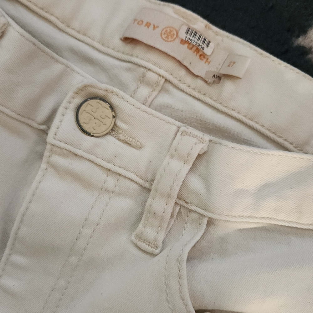 Tory Burch Sandy Super Cropped Boot Jean